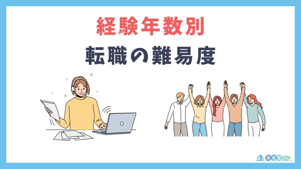 【経験年数別】経理転職の難易度と評価されるレベル